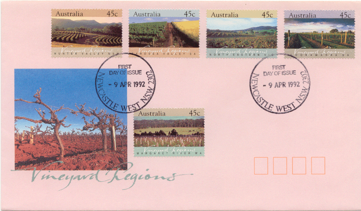 Australia FDC featuring vineyards