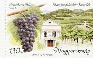 Hungary wine stamp